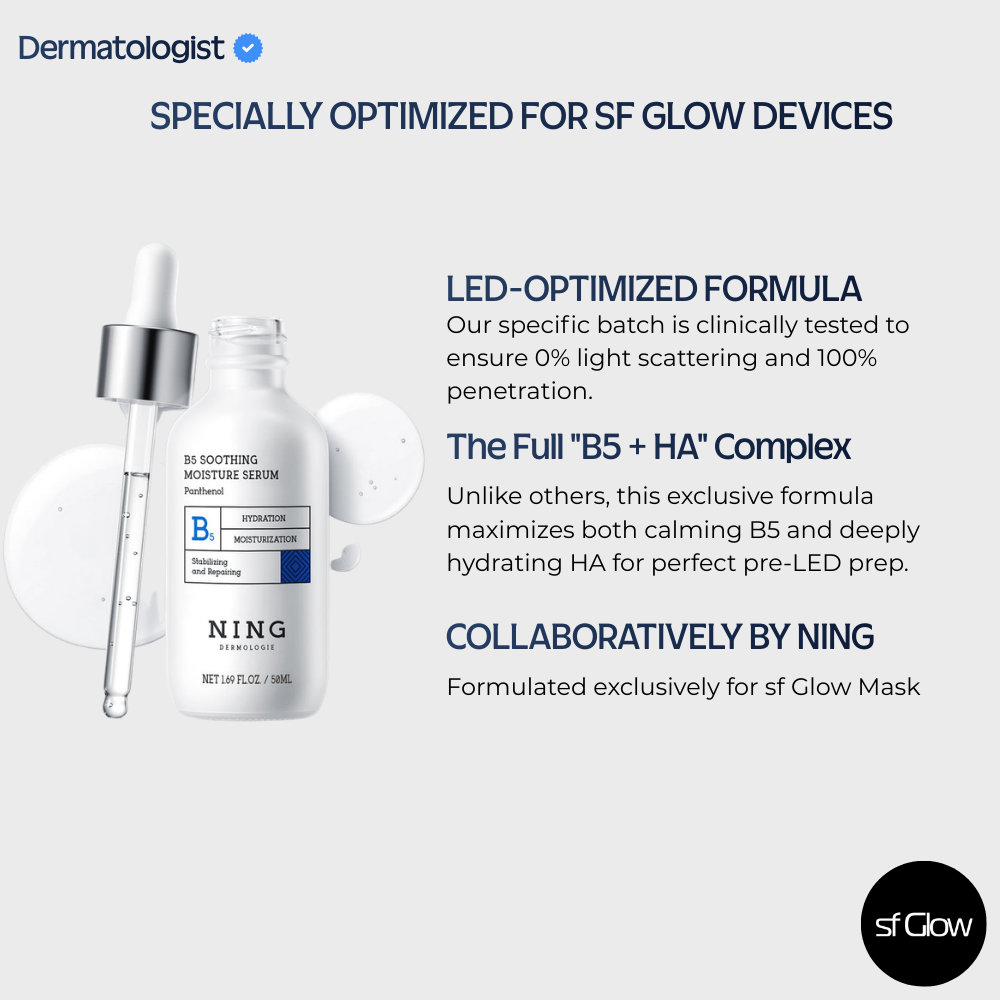 sf Glow® Led Activation Serum ( B5 & Hyaluronic Acid )