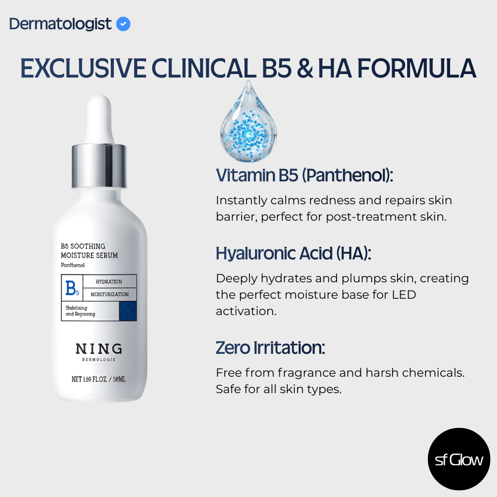 sf Glow® Led Activation Serum ( B5 & Hyaluronic Acid )