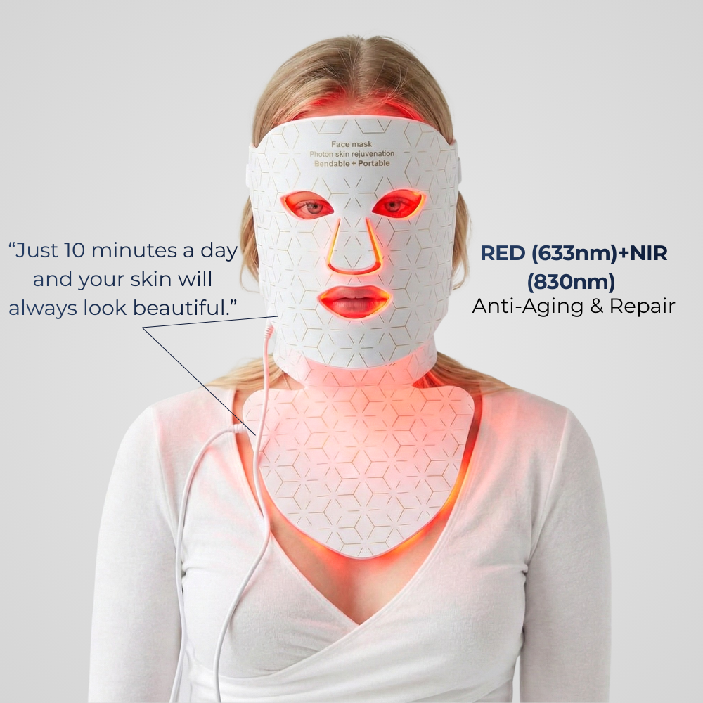 Sf GLow ® 4-in-1 Clinical LED Mask + LED Neck