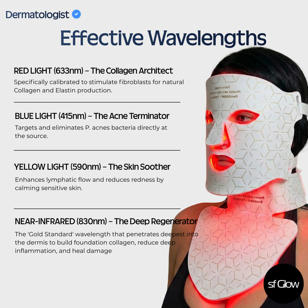 sf GLow ® 4-in-1 Clinical LED Mask + LED Neck