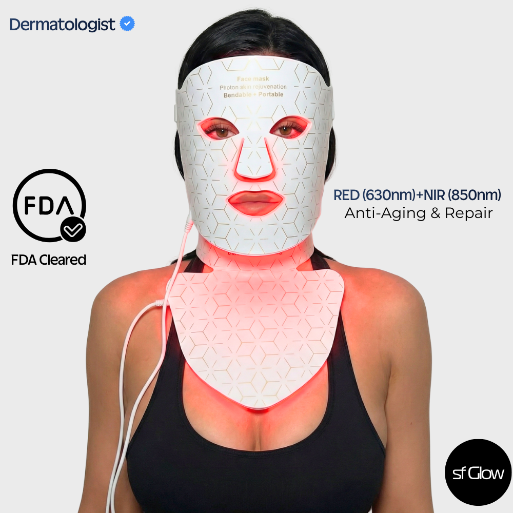 sf GLow ® 4-in-1 Clinical LED Mask + LED Neck