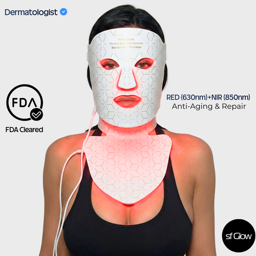 sf GLow ® 4-in-1 Clinical LED Mask + LED Neck