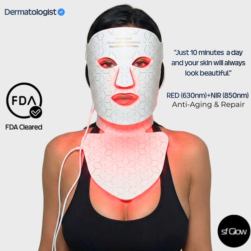 sf GLow ® 4-in-1 Clinical LED Mask + LED Neck