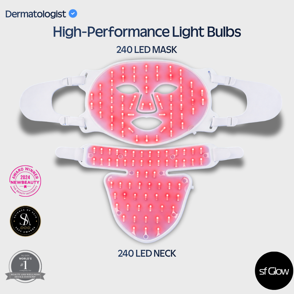 sf GLow ® 4-in-1 Clinical LED Mask + LED Neck