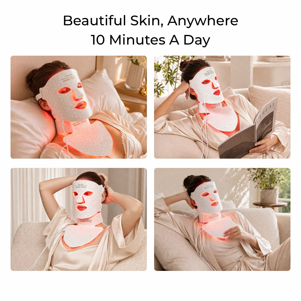 Sf GLow ® 4-in-1 Clinical LED Mask + LED Neck