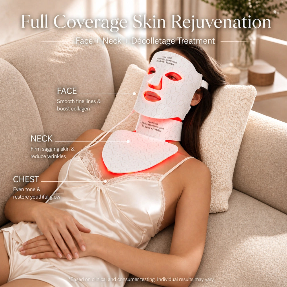 Sf GLow ® 4-in-1 Clinical LED Mask + LED Neck