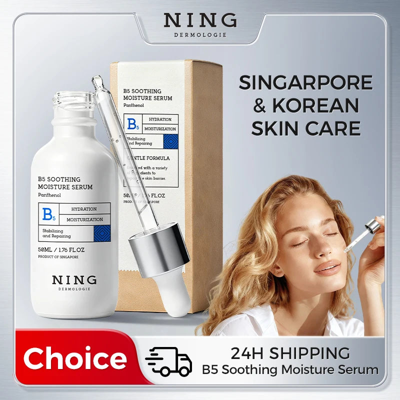 NING DERMOLOGIE B5 Soothing Moisture Serum —Instant Soothing, Long-Lasting Repair, Sensitivity Protection & Skin Barrier Support