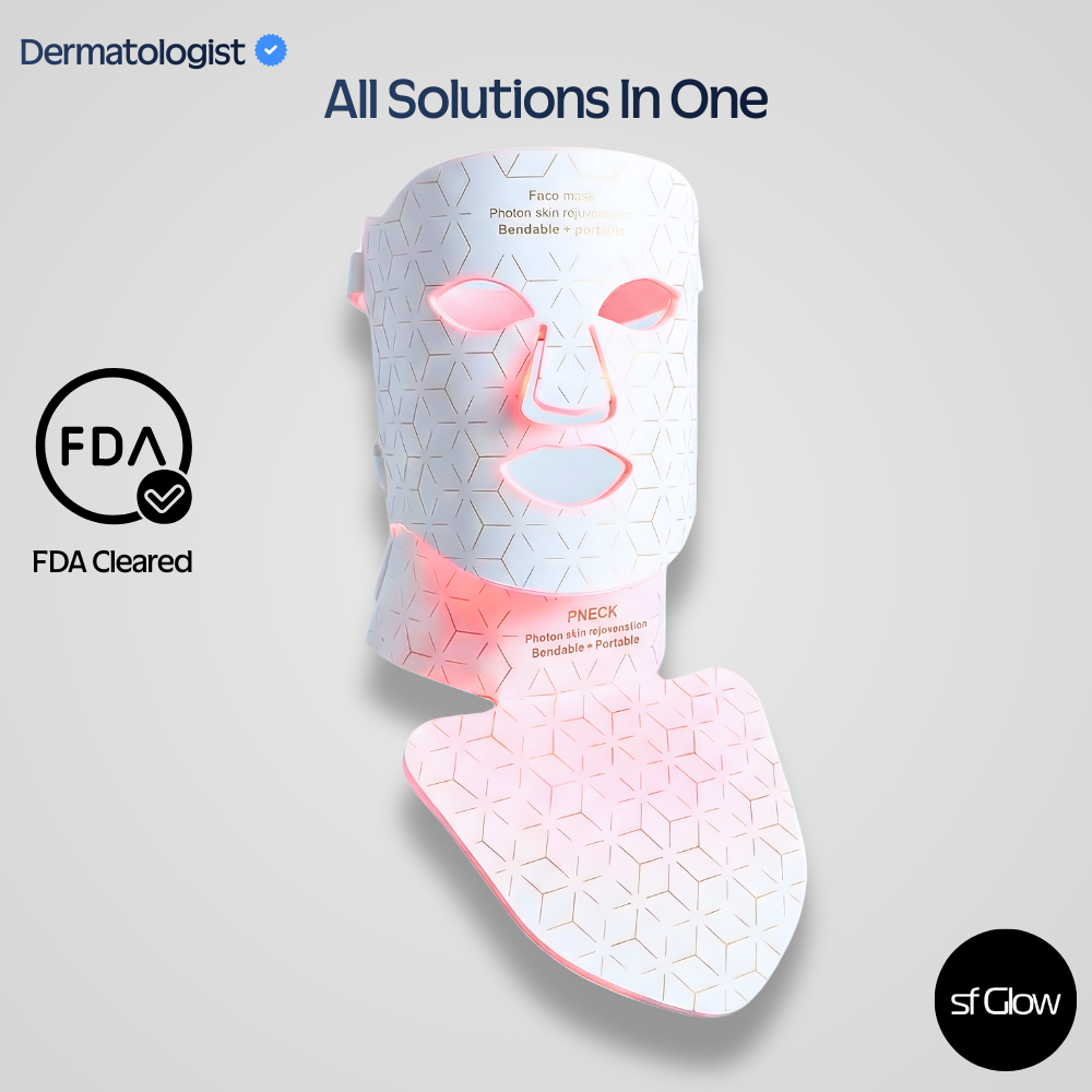 sf GLow ® 4-in-1 Clinical LED Mask + LED Neck