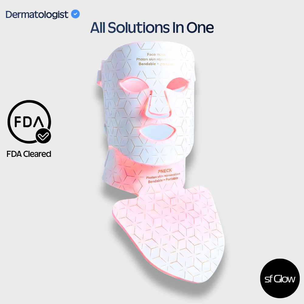sf GLow ® 4-in-1 Clinical LED Mask + LED Neck